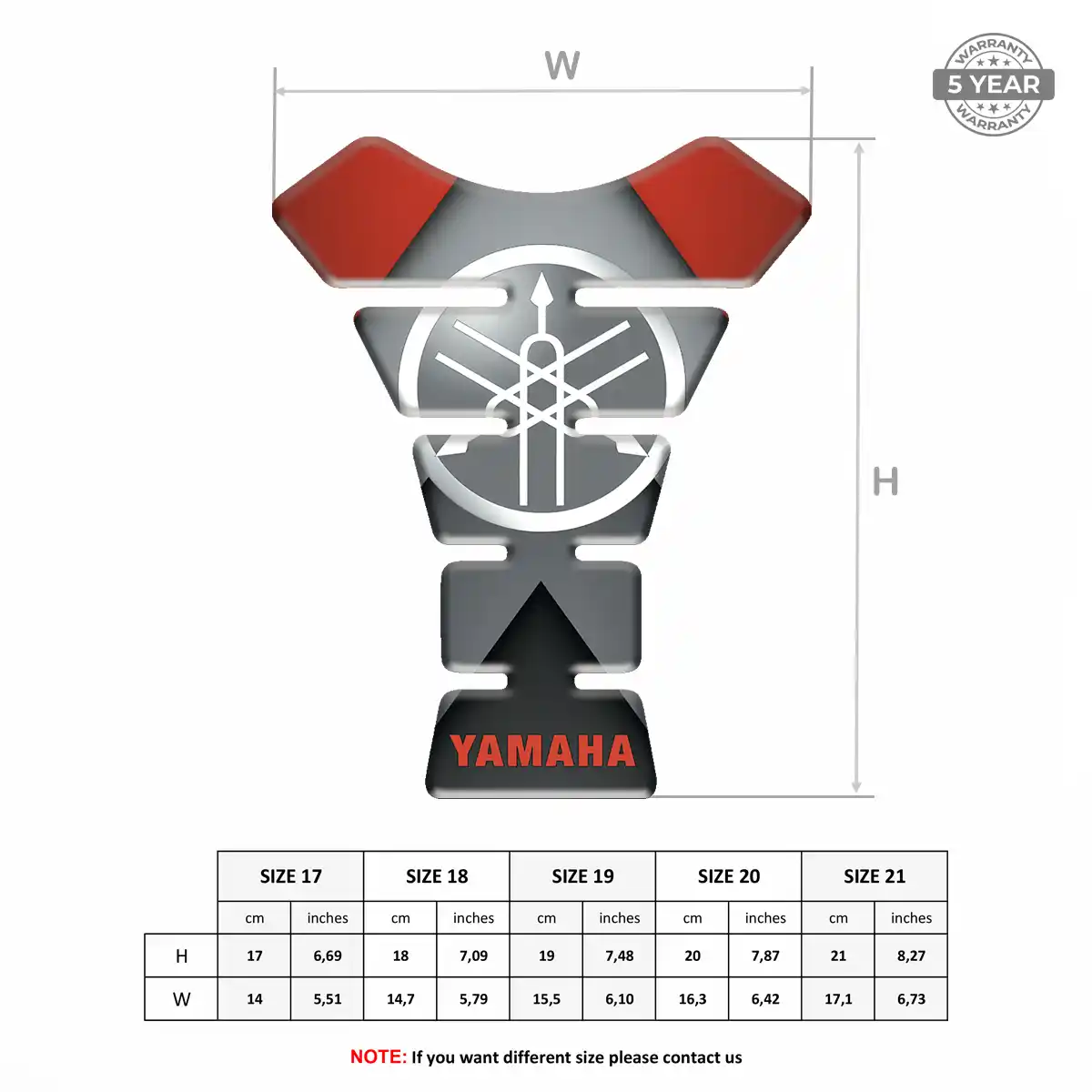 Yamaha Tank Guards Motorcycle Prime Quality