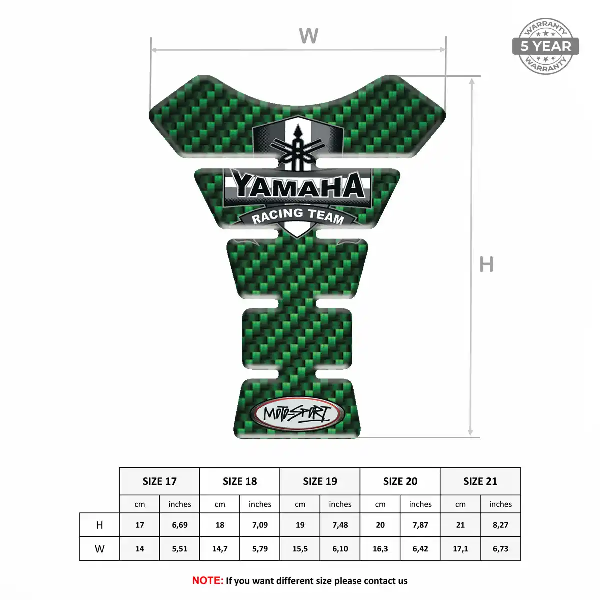 Yamaha Tank Guards Motorcycle Superior Craft