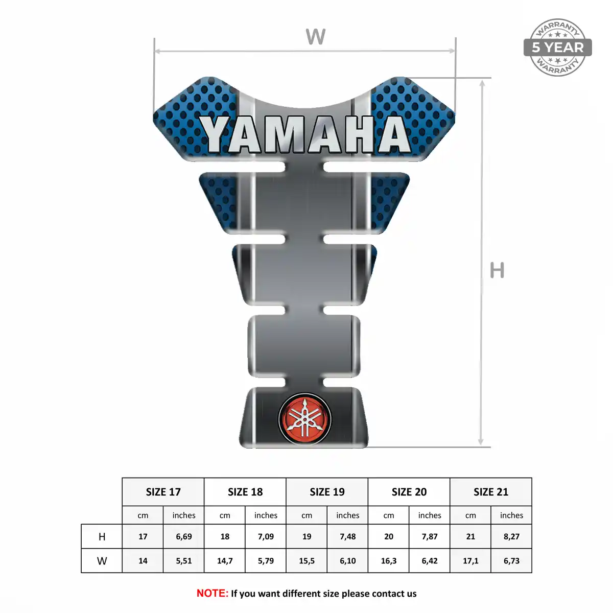 Yamaha Tank Guards Prestige Line