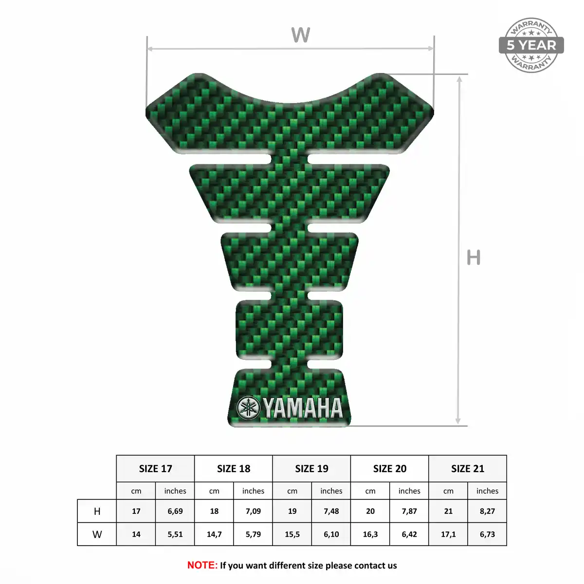 Yamaha Tank Guards Refined Design