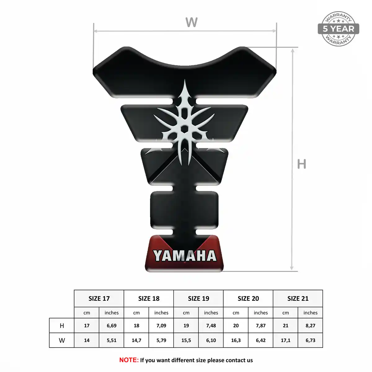 Yamaha Tank Knee Pad Deluxe Edition