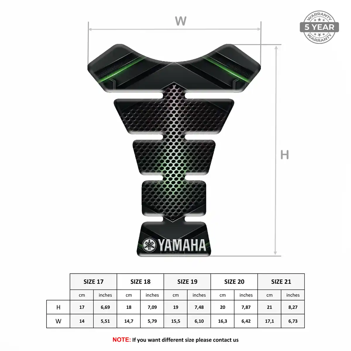 Yamaha Tank Knee Pad Exclusive Series