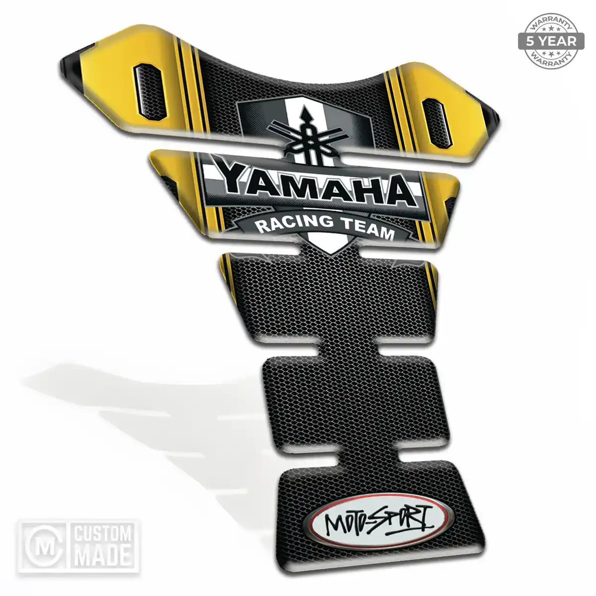 Yamaha Tank Knee Pad Sleek Style