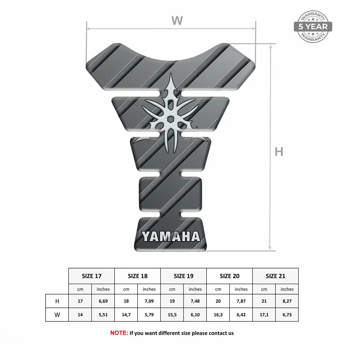 Yamaha Tank Knee Pad Superior Craft
