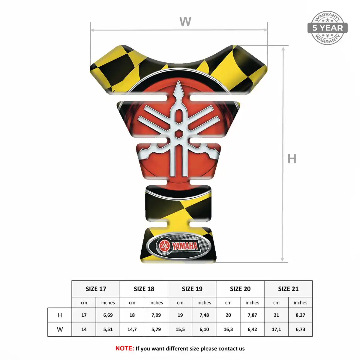 Yamaha Tank Pad Deluxe Edition