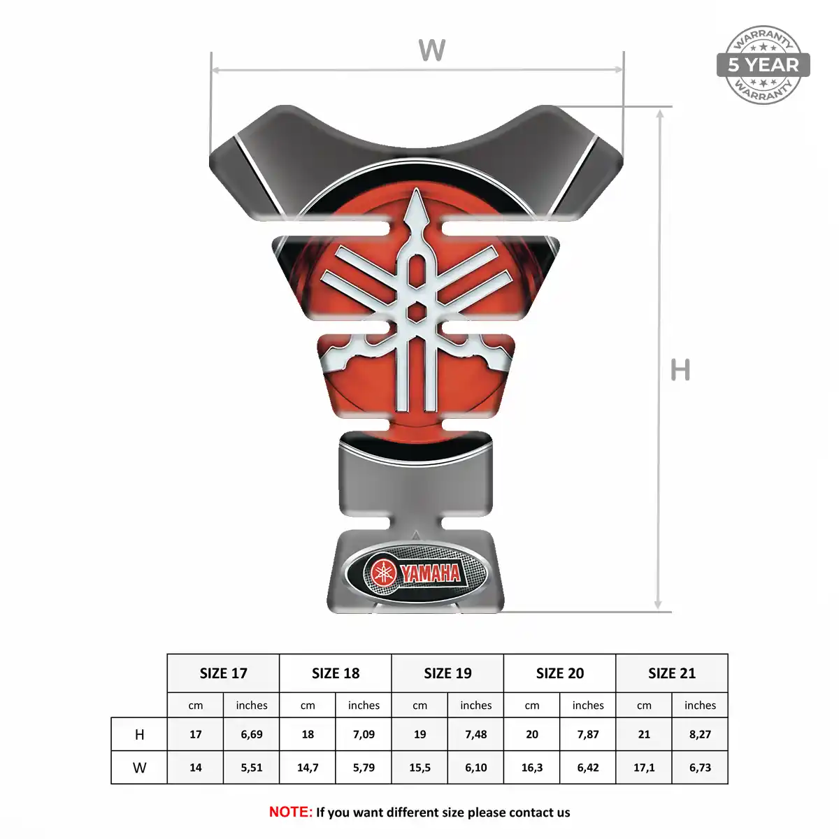 Yamaha Tank Pad Exclusive Series