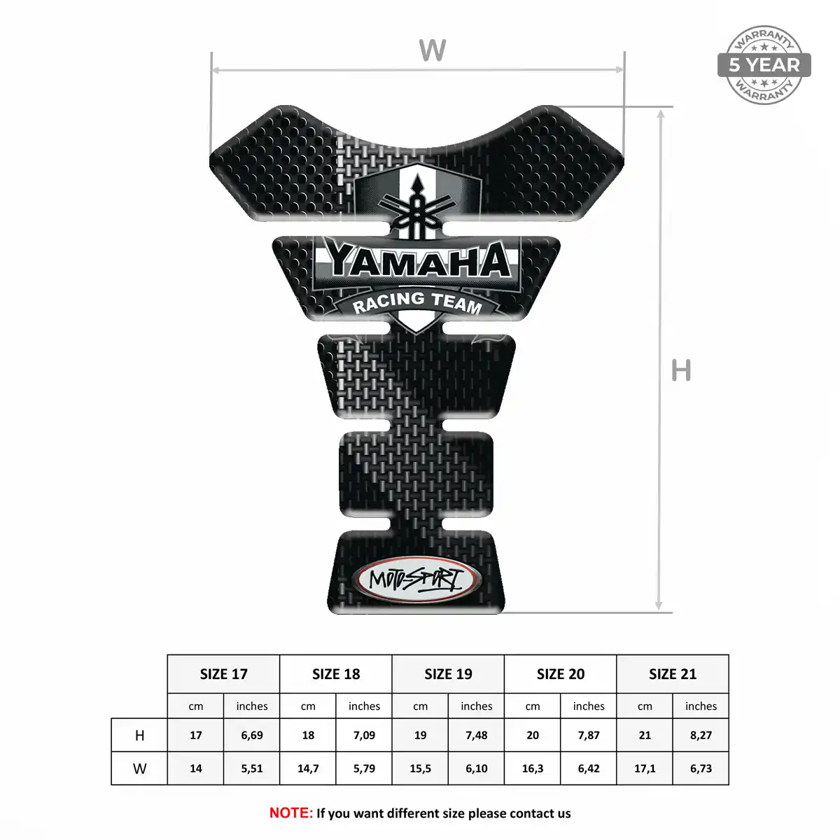 Yamaha Tank Pad Fuse Deluxe Edition