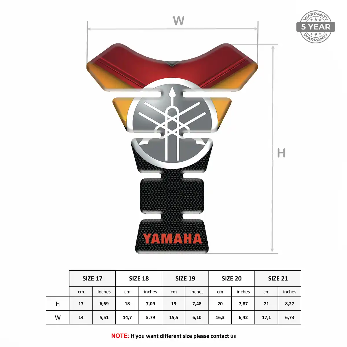 Yamaha Tank Pad Fuse Elite Edition