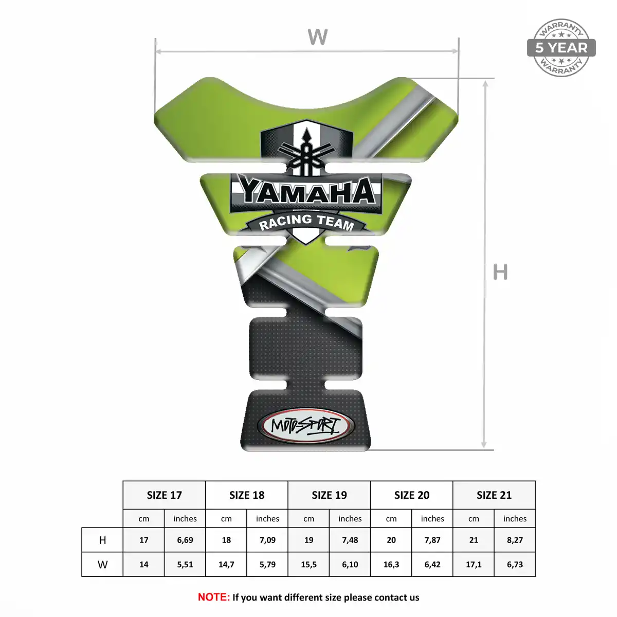 Yamaha Tank Pad Fuse Signature Grade
