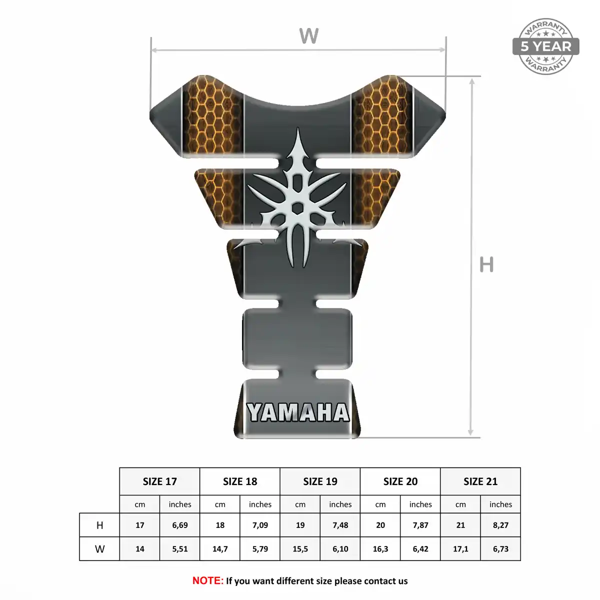 Yamaha Tank Pad Guard Deluxe Edition