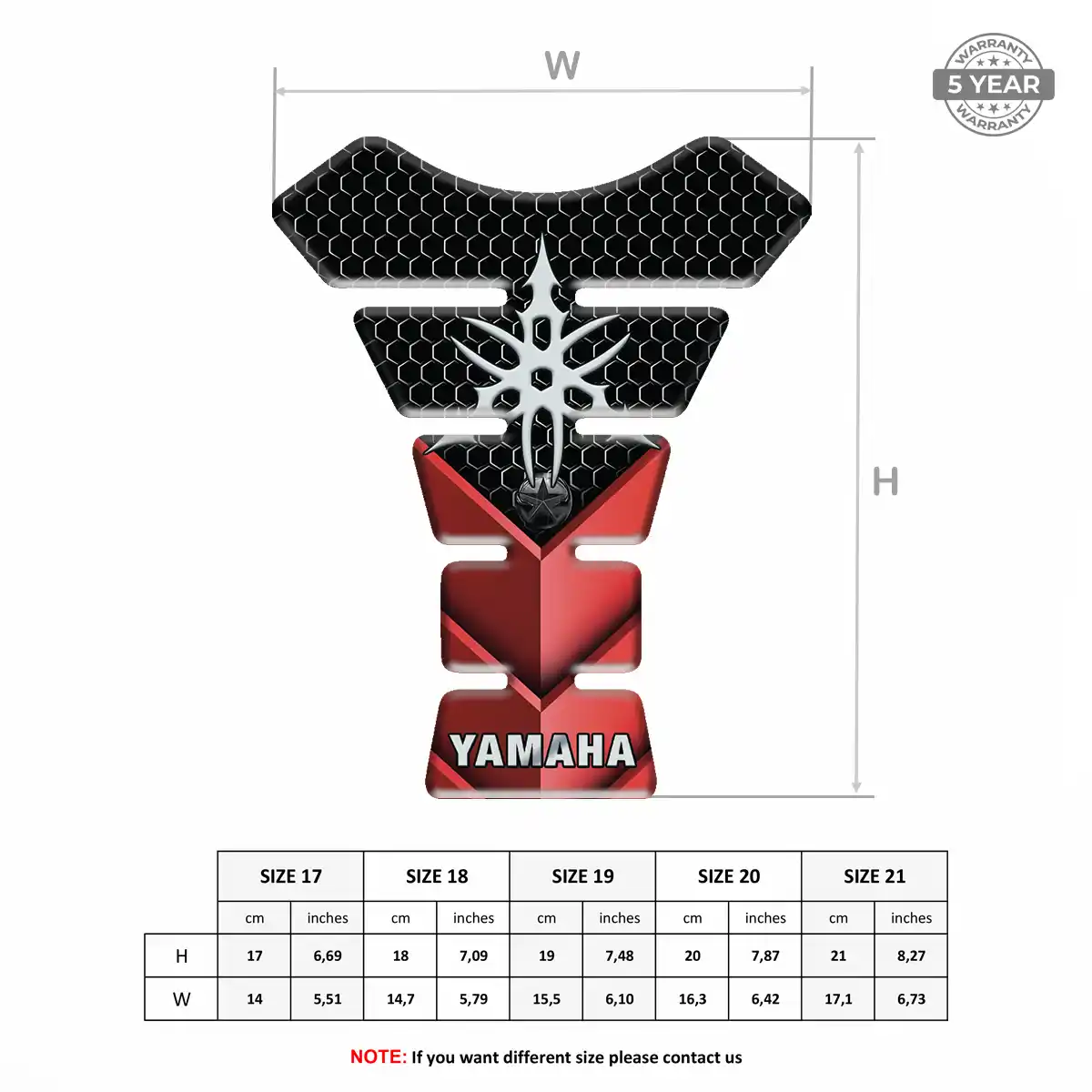 Yamaha Tank Pad Guard Signature Grade