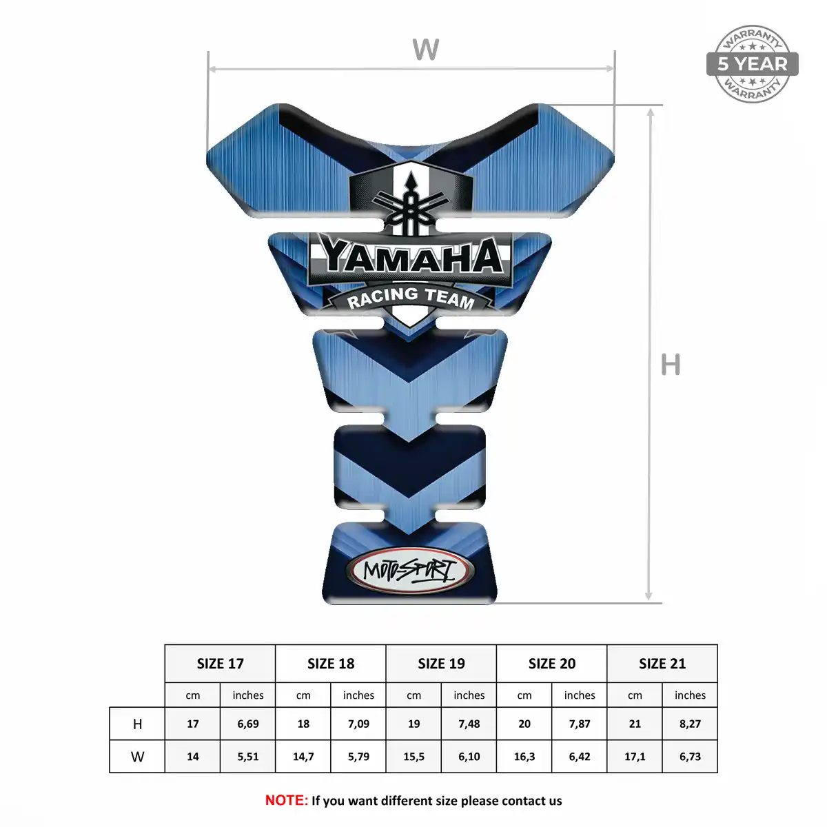 Yamaha Tank Pad Prime Quality