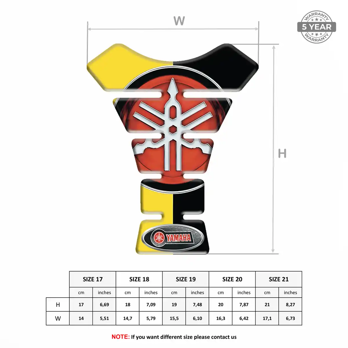 Yamaha Tank Pad Protector Elite Edition