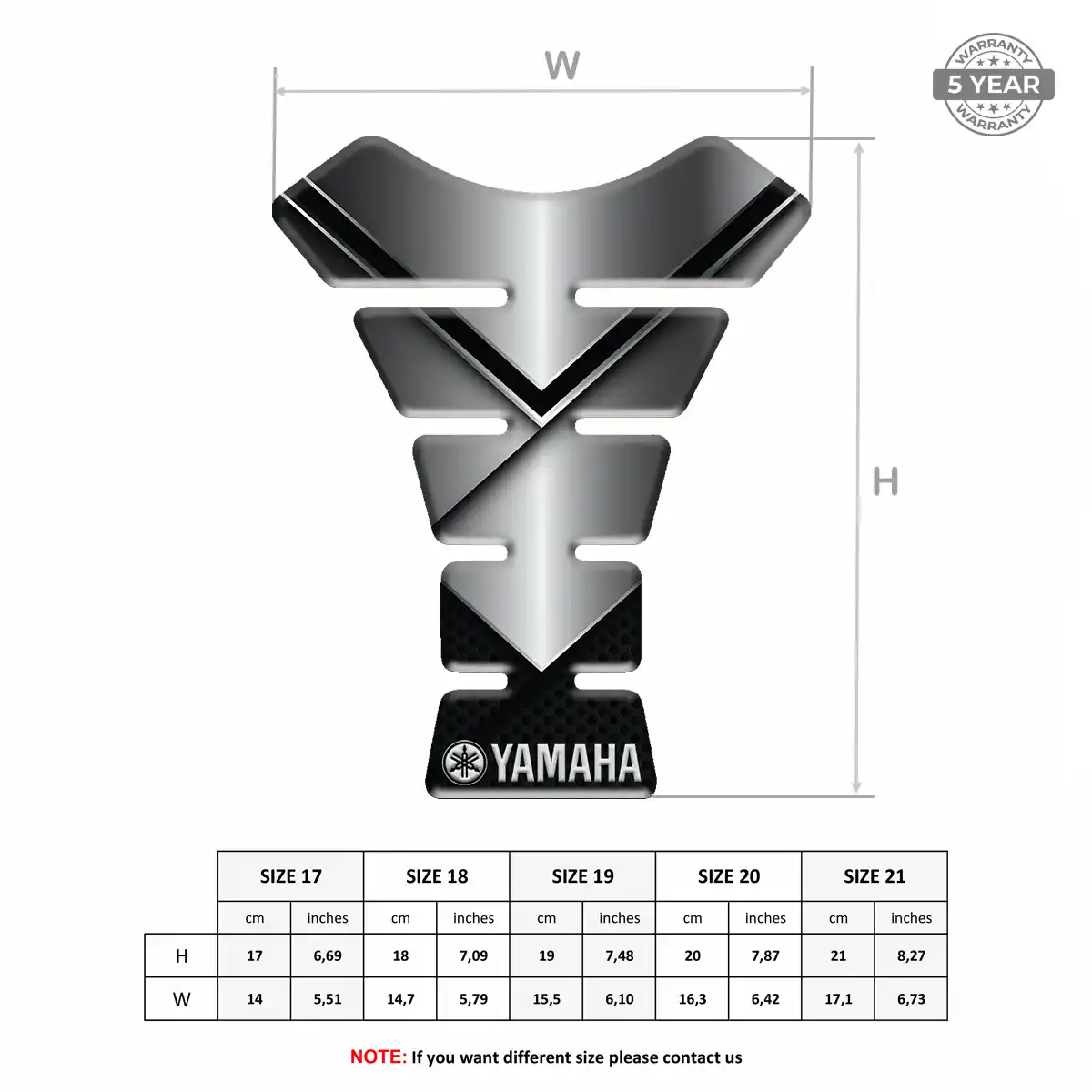 Yamaha Tank Pad Protector Superior Craft