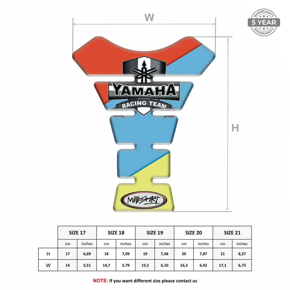 Yamaha Tank Pad Superior Craft