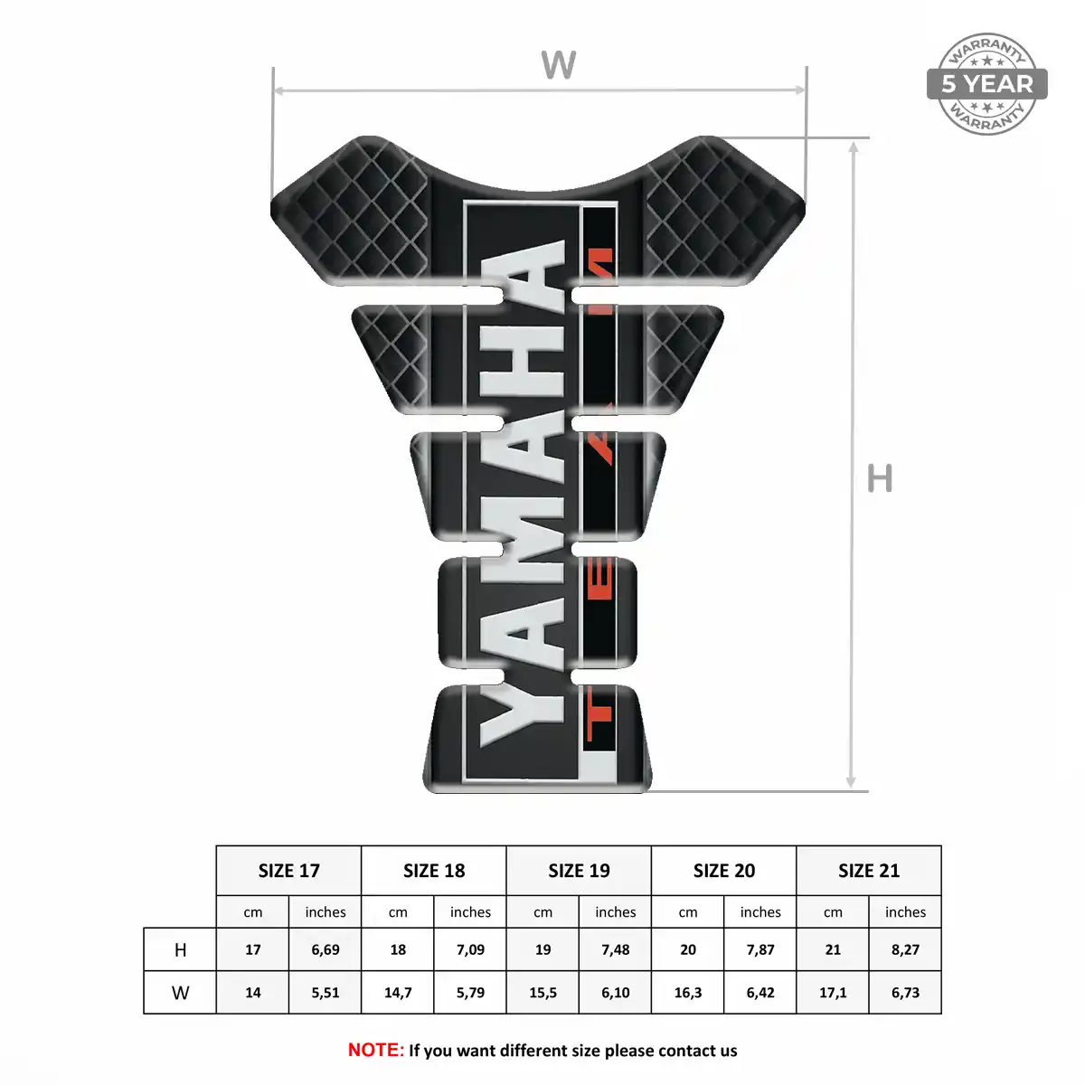Yamaha Tank Pads Deluxe Edition