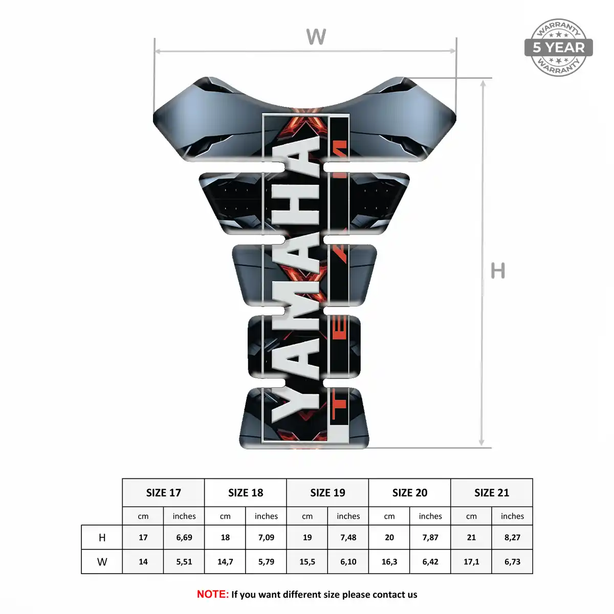 Yamaha Tank Pads Elite Edition