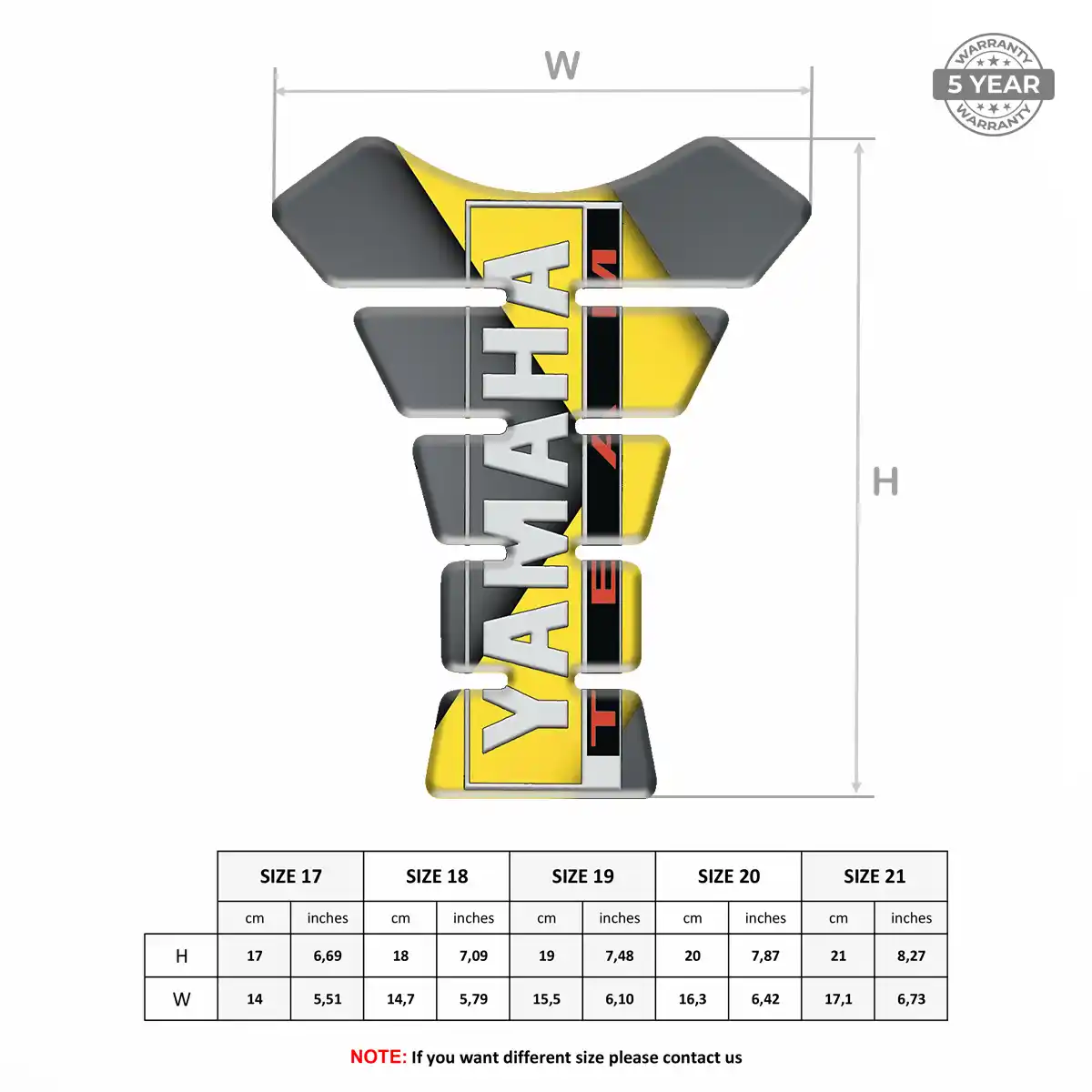 Yamaha Tank Pads Exclusive Series