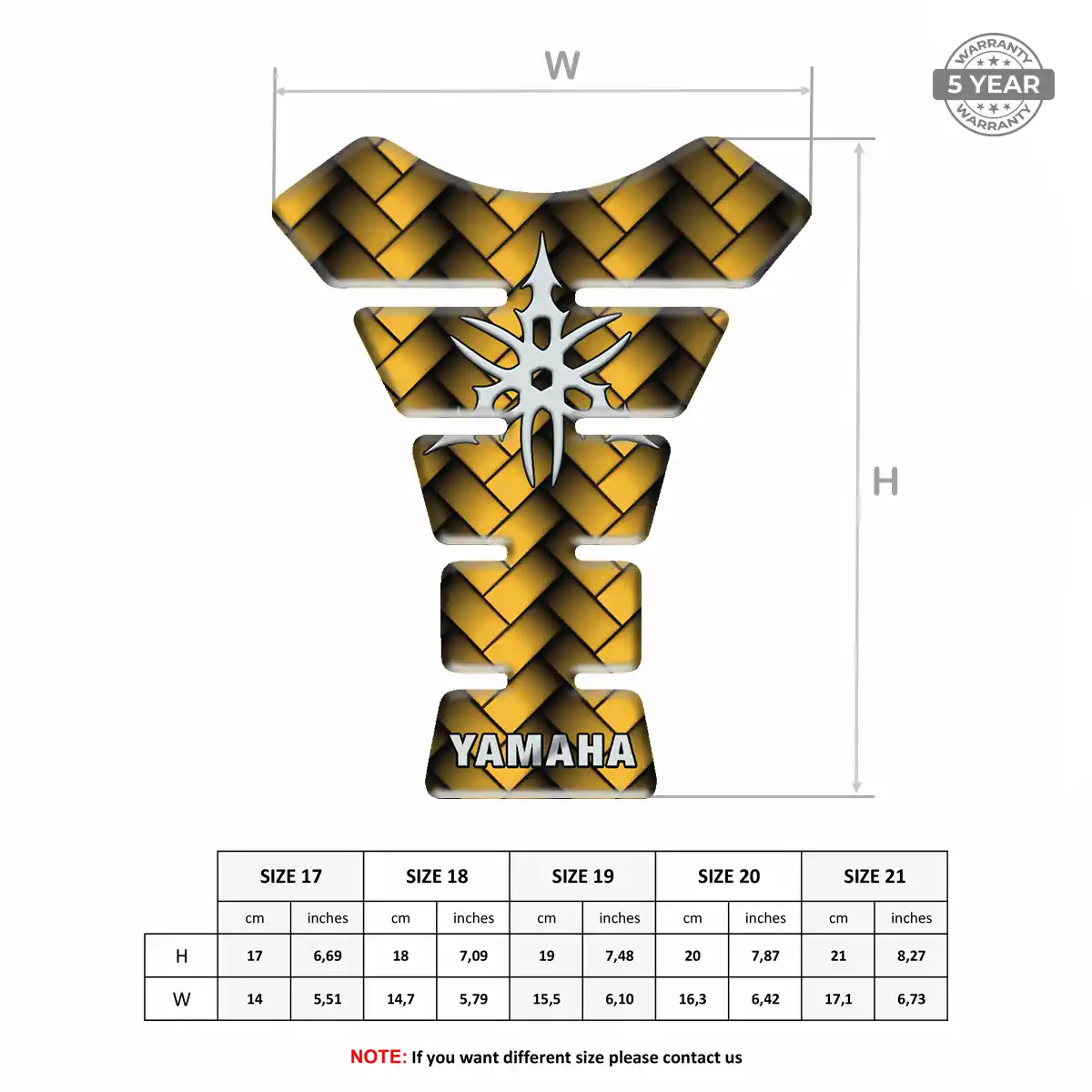 Yamaha Tank Pads Fuse Exclusive Series