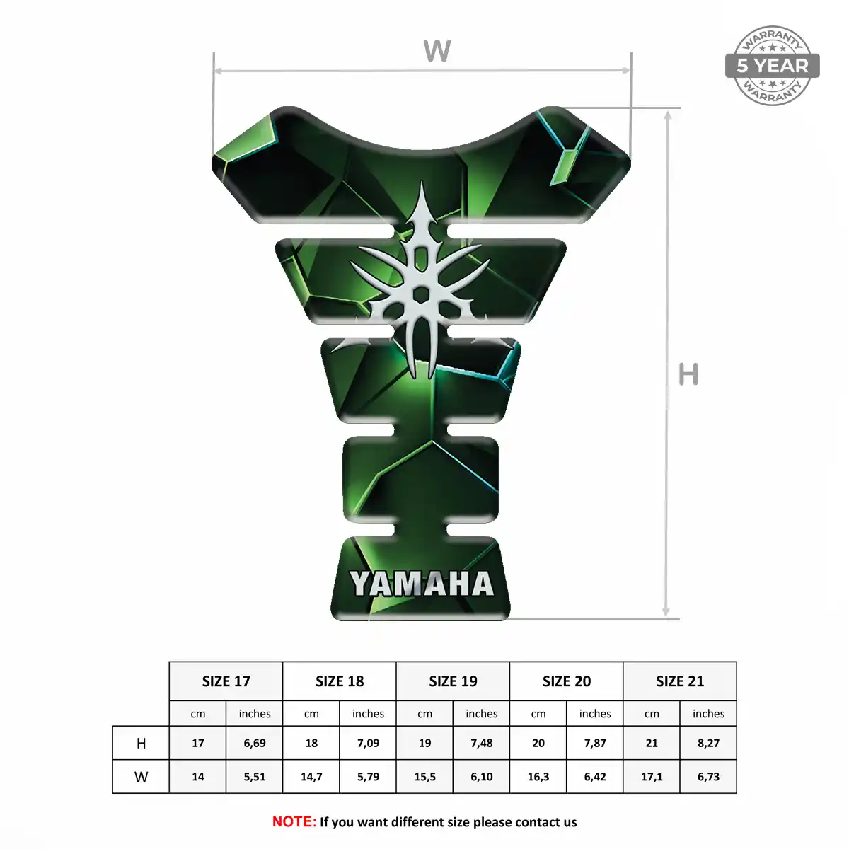 Yamaha Tank Pads Fuse Superior Craft