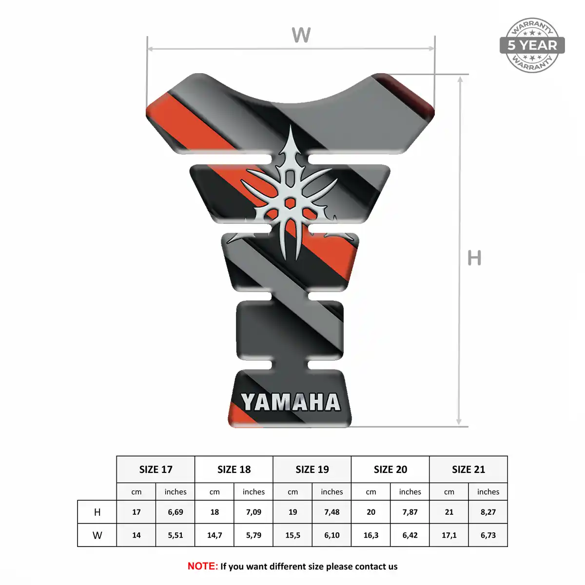 Yamaha Tank Pads Motorbike Elite Edition
