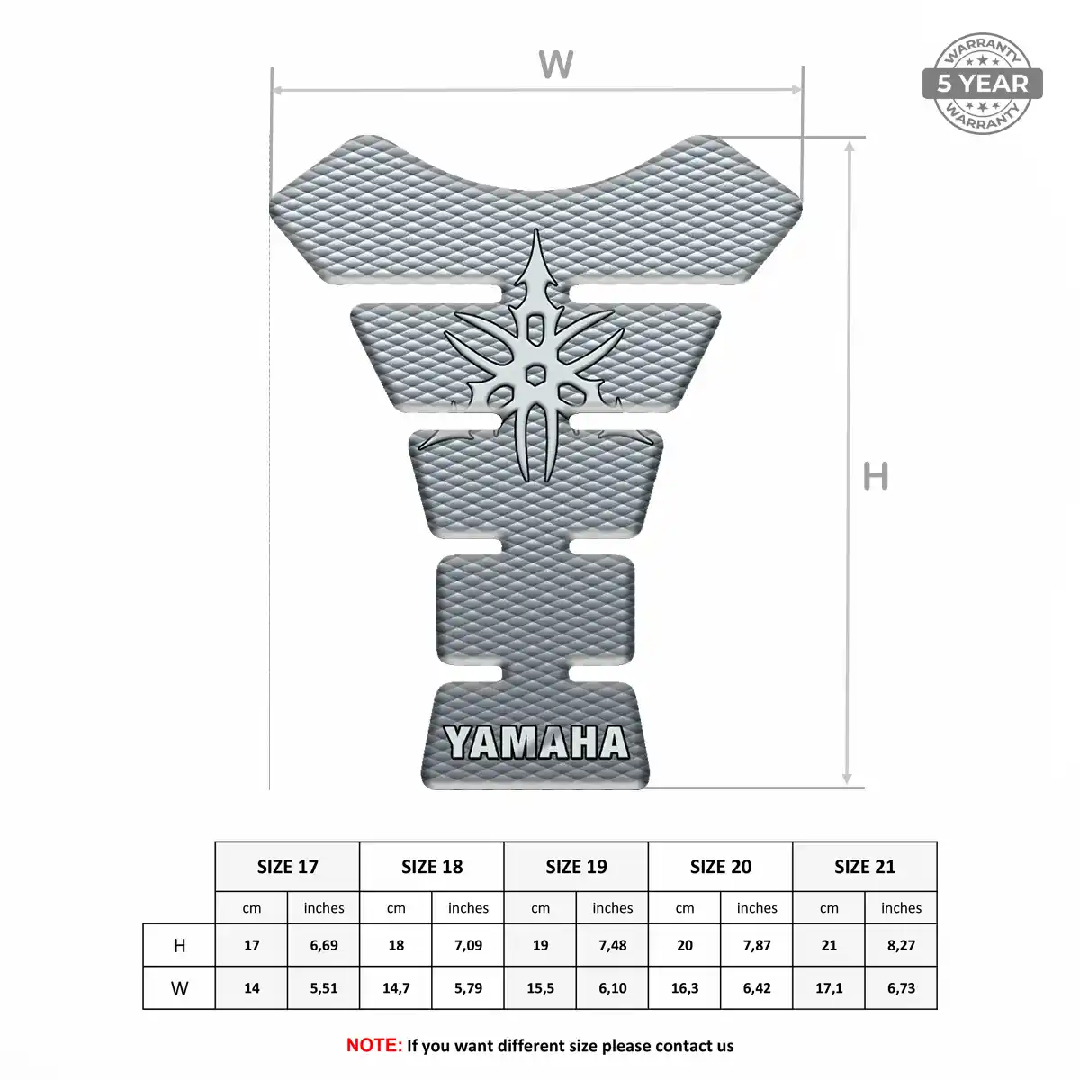 Yamaha Tank Pads Protector Exclusive Series