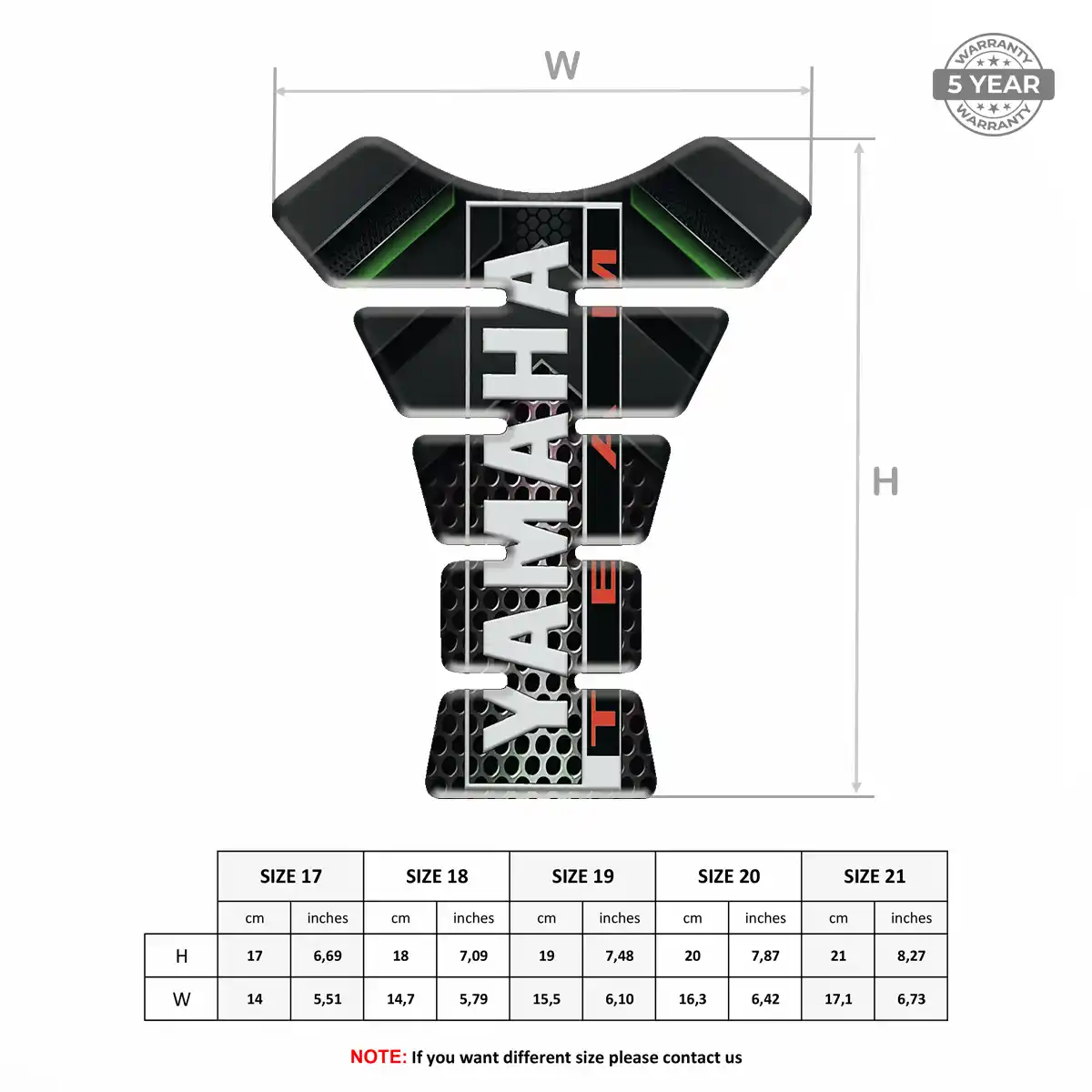 Yamaha Tank Pads Protector Superior Craft