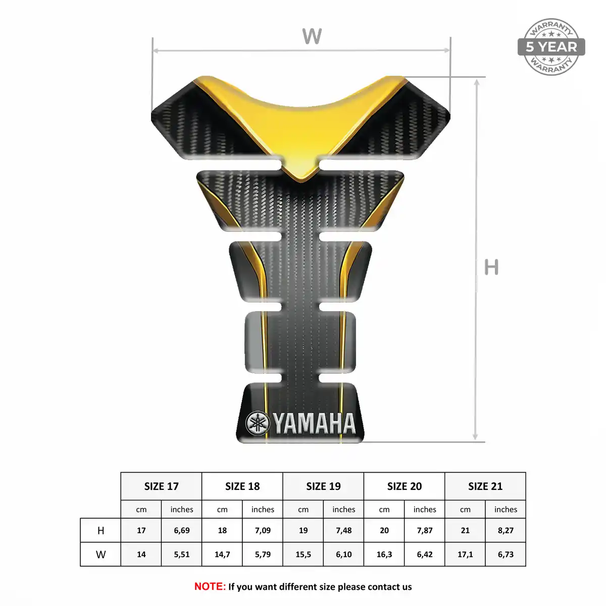 Yamaha Tank Protector Deluxe Edition