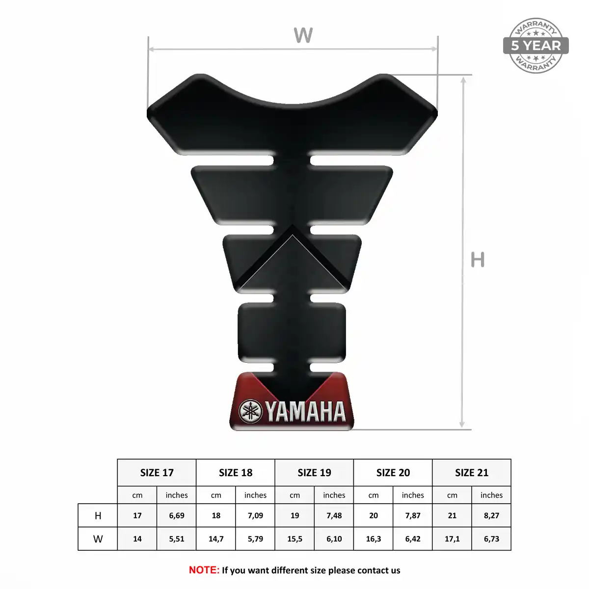 Yamaha Tank Protector Elite Finish