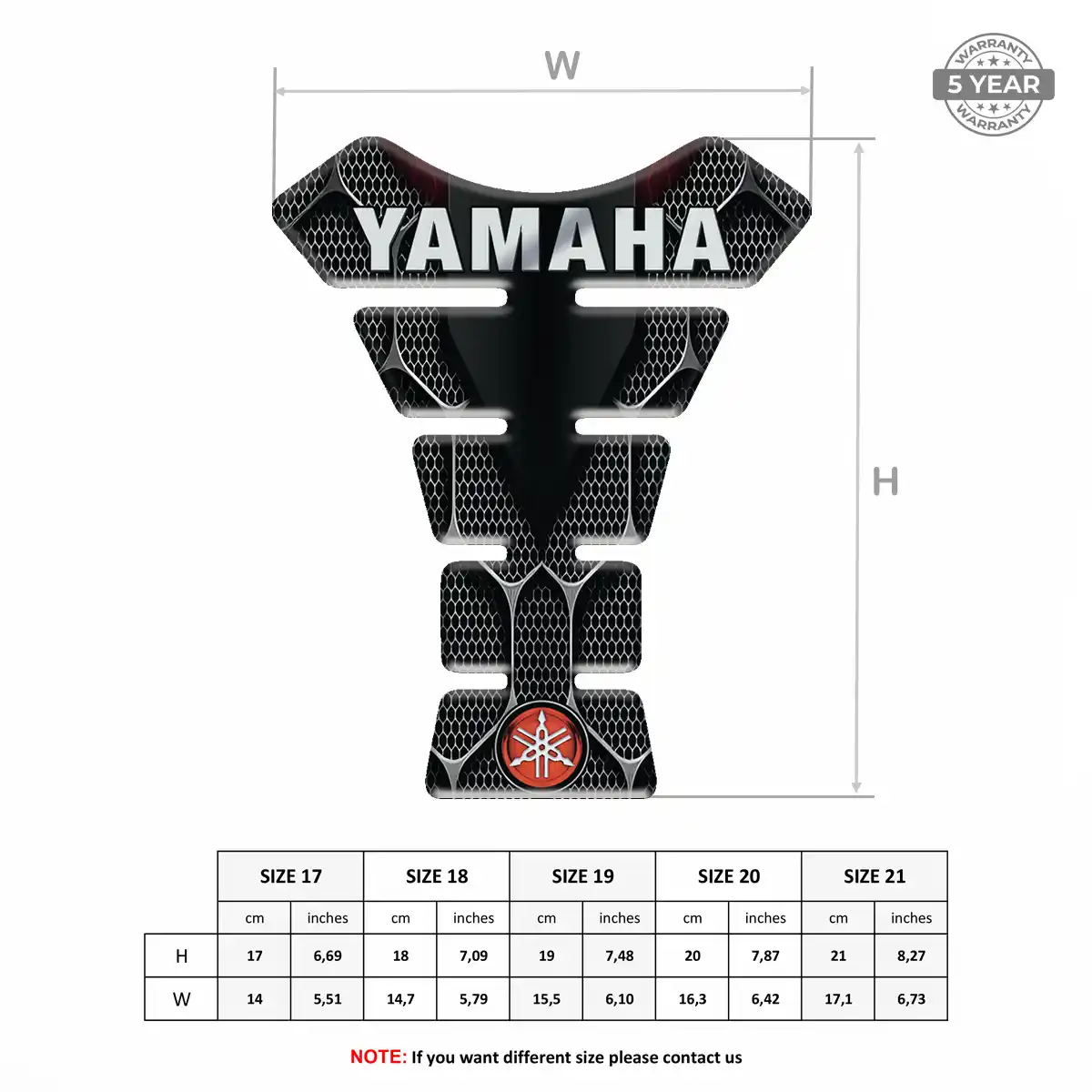Yamaha Tank Protector Fuse Deluxe Edition