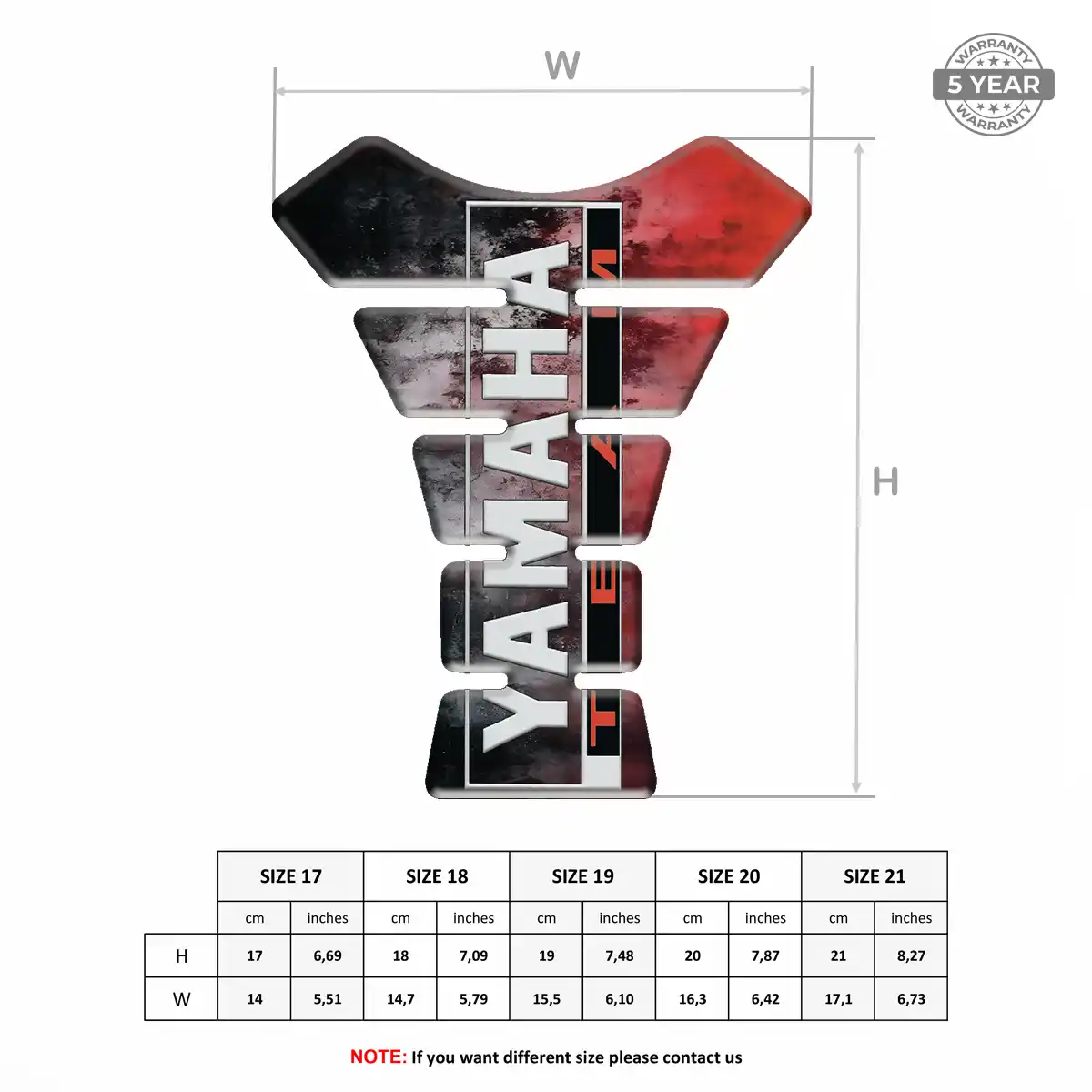 Yamaha Tank Protector Fuse Motorcycle Exclusive Series