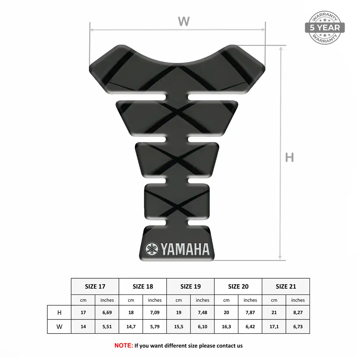 Yamaha Tank Protector Fuse Prime Quality
