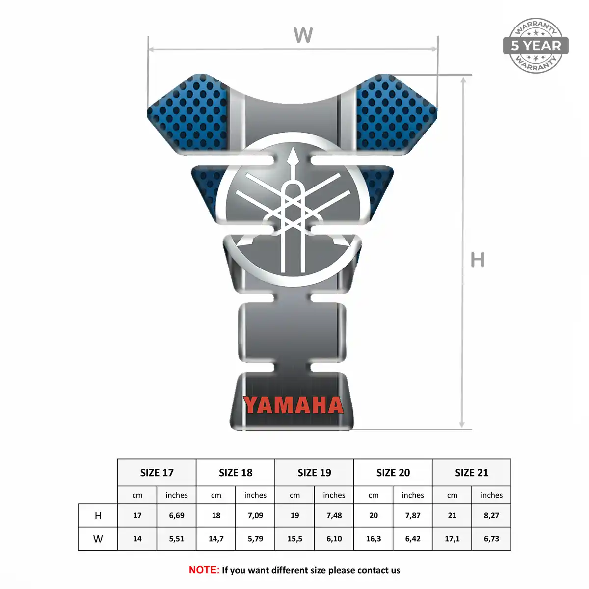 Yamaha Tank Protector Fuse Refined Design