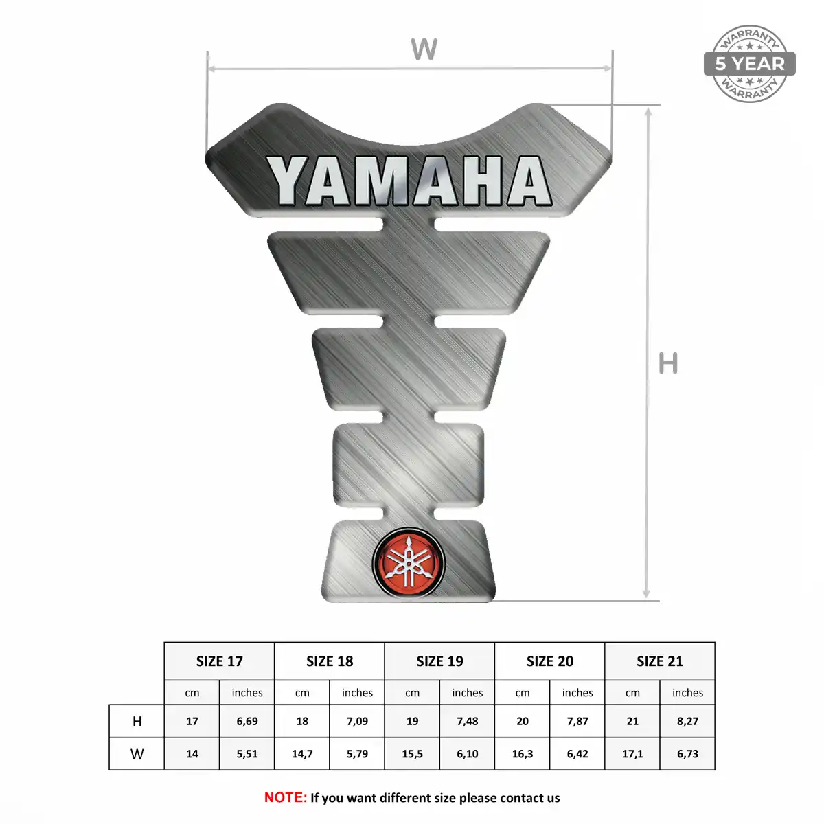 Yamaha Tank Protector Guard Deluxe Edition