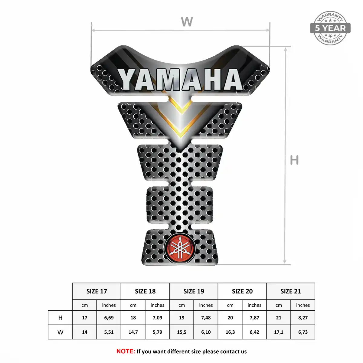 Yamaha Tank Protector Guard Elite Finish