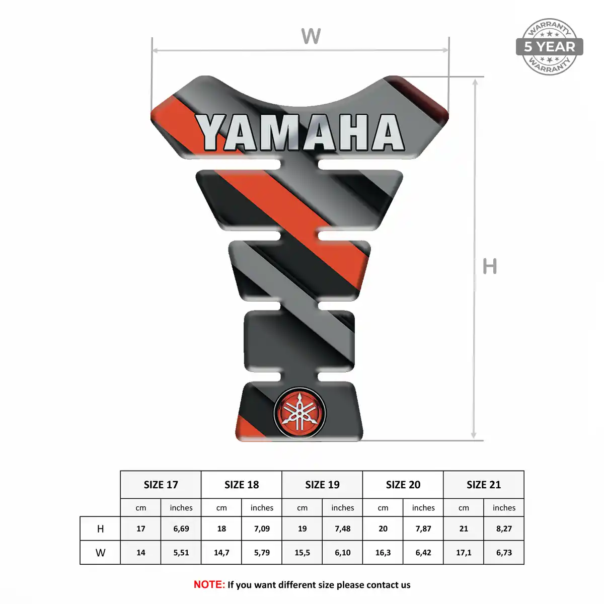 Yamaha Tank Protector Guard Exclusive Series