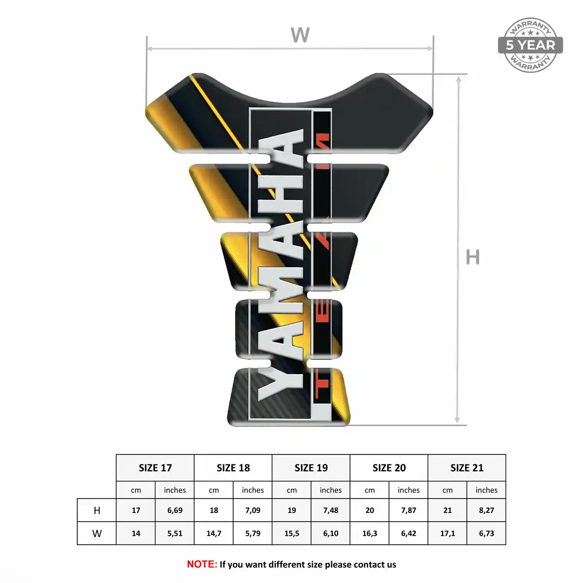 Yamaha Tank Protector Guard Prime Quality