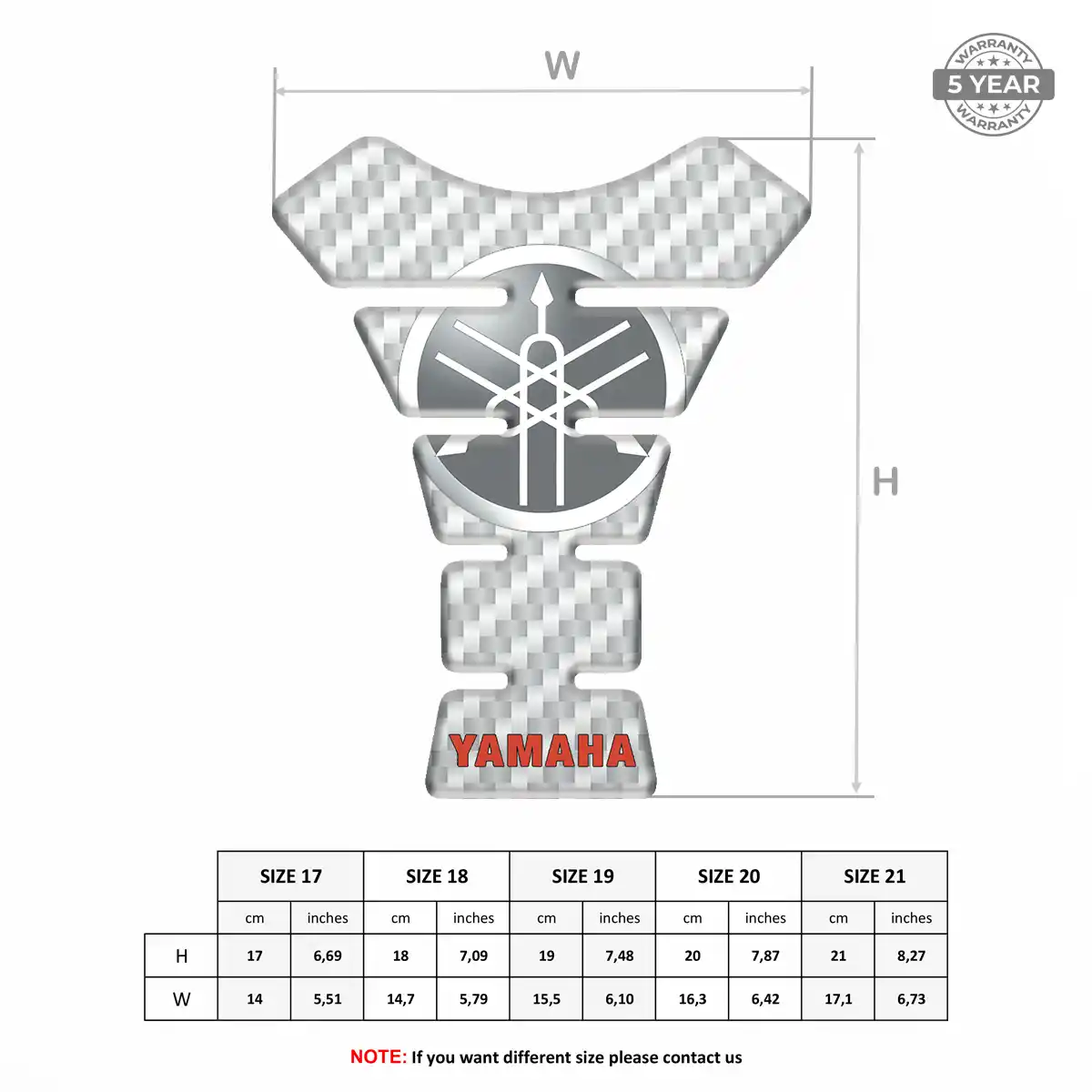 Yamaha Tank Protector Guards Deluxe Edition