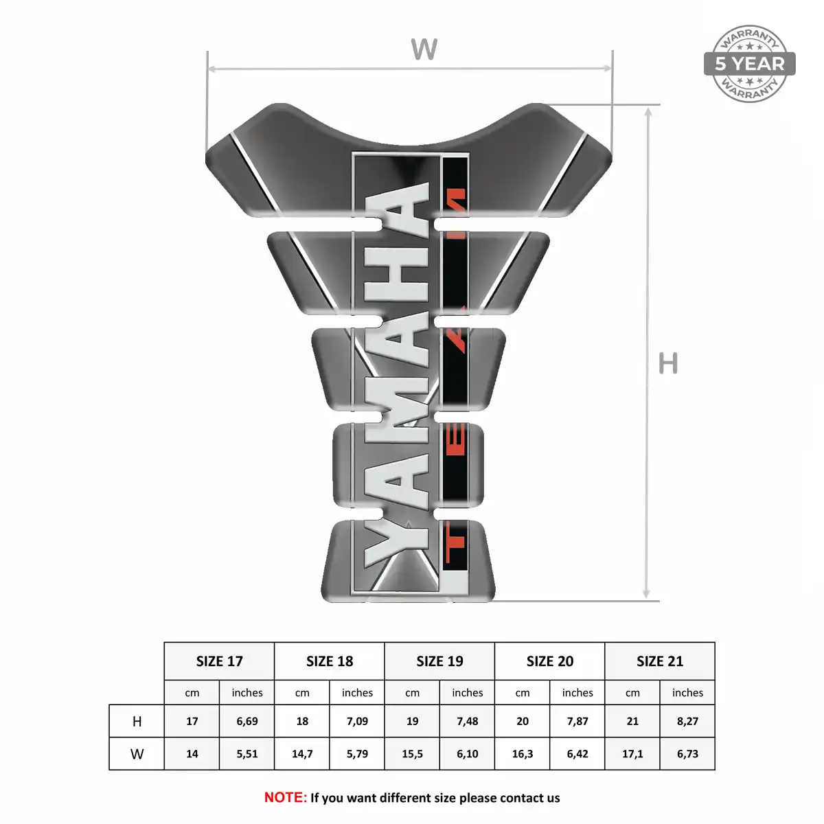 Yamaha Tank Protector Guards Elite Edition