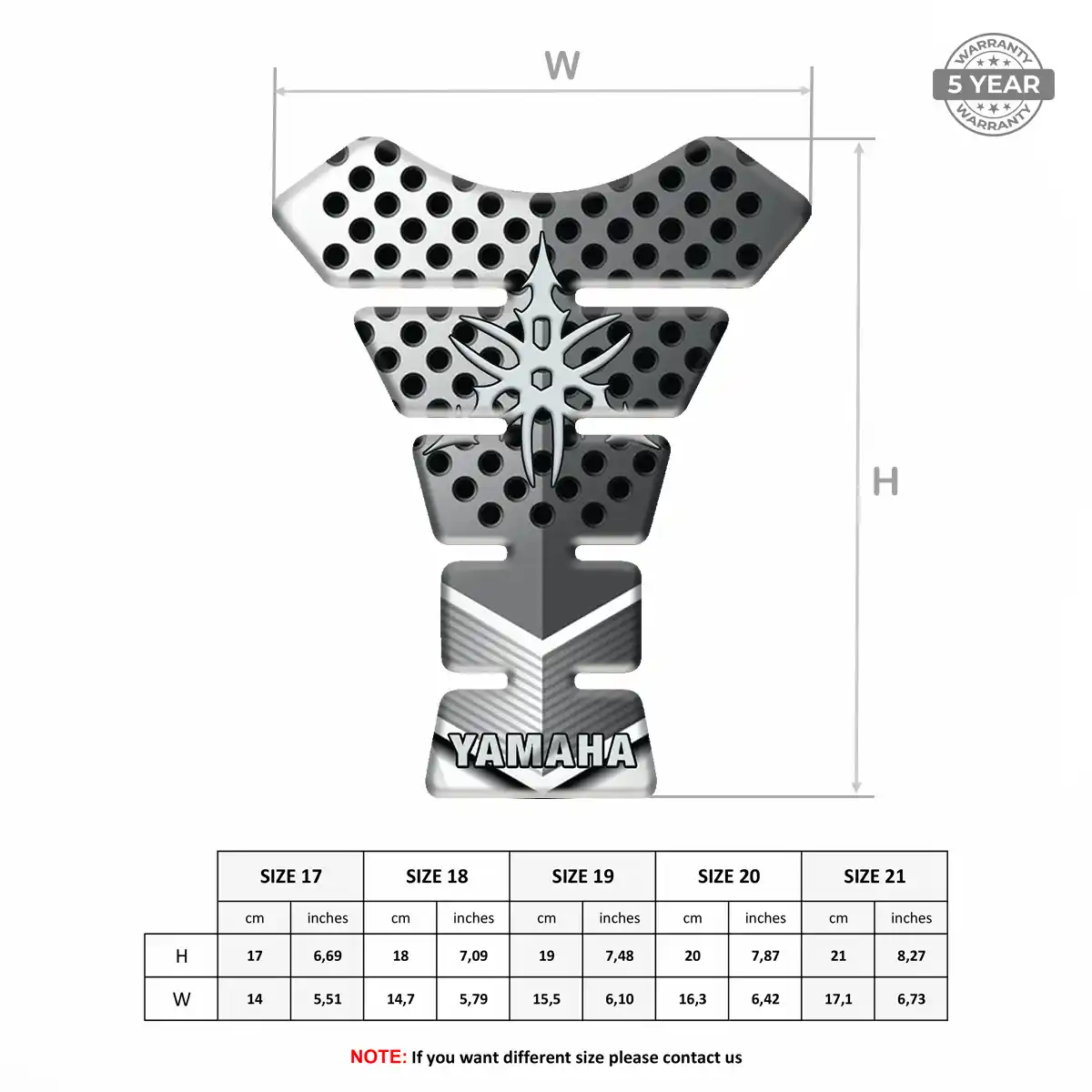 Yamaha Tank Protector Guards Motorcycle Elite Edition