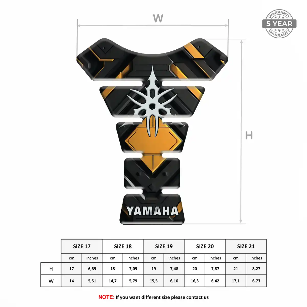 Yamaha Tank Protector Guards Motorcycle Superior Craft