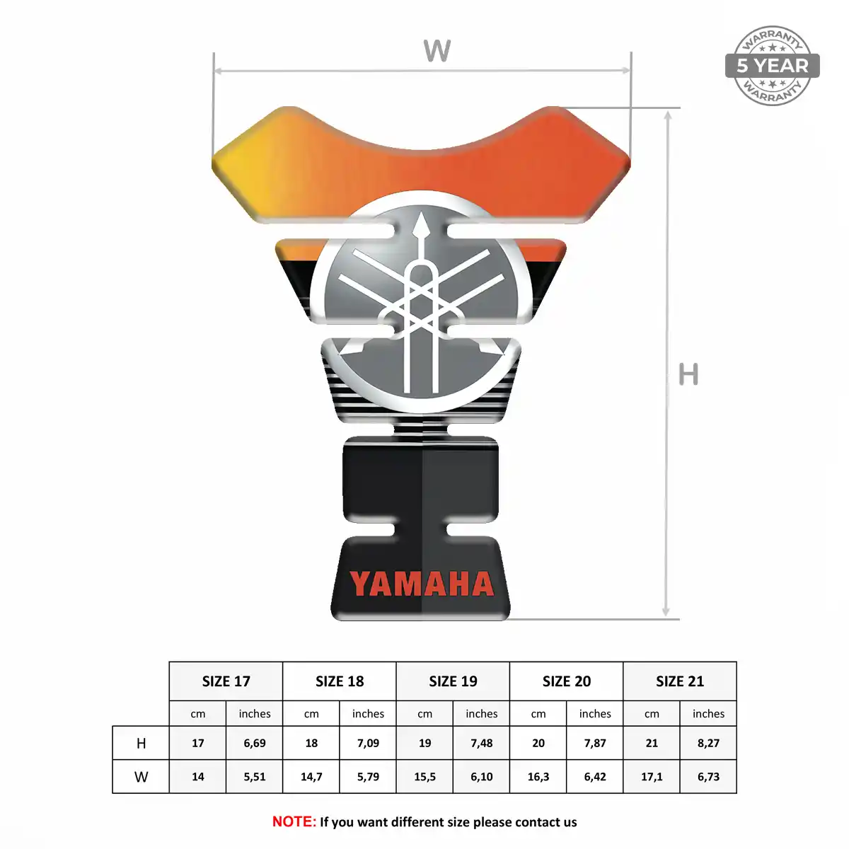 Yamaha Tank Protector Guards Signature Grade