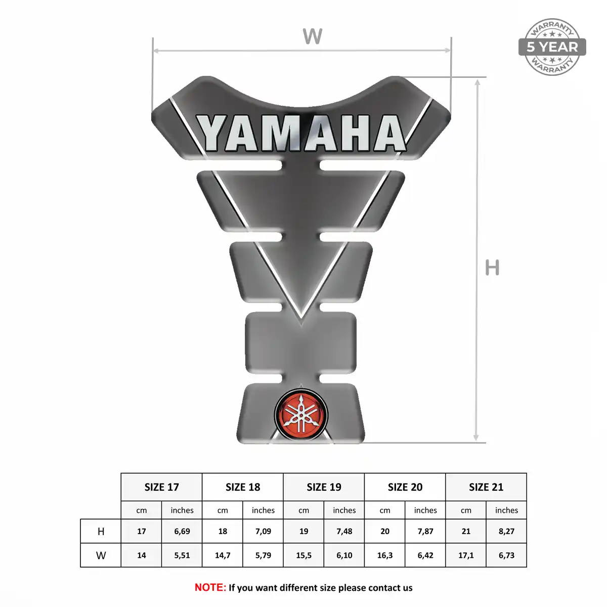 Yamaha Tank Protector Motorbike Elite Edition