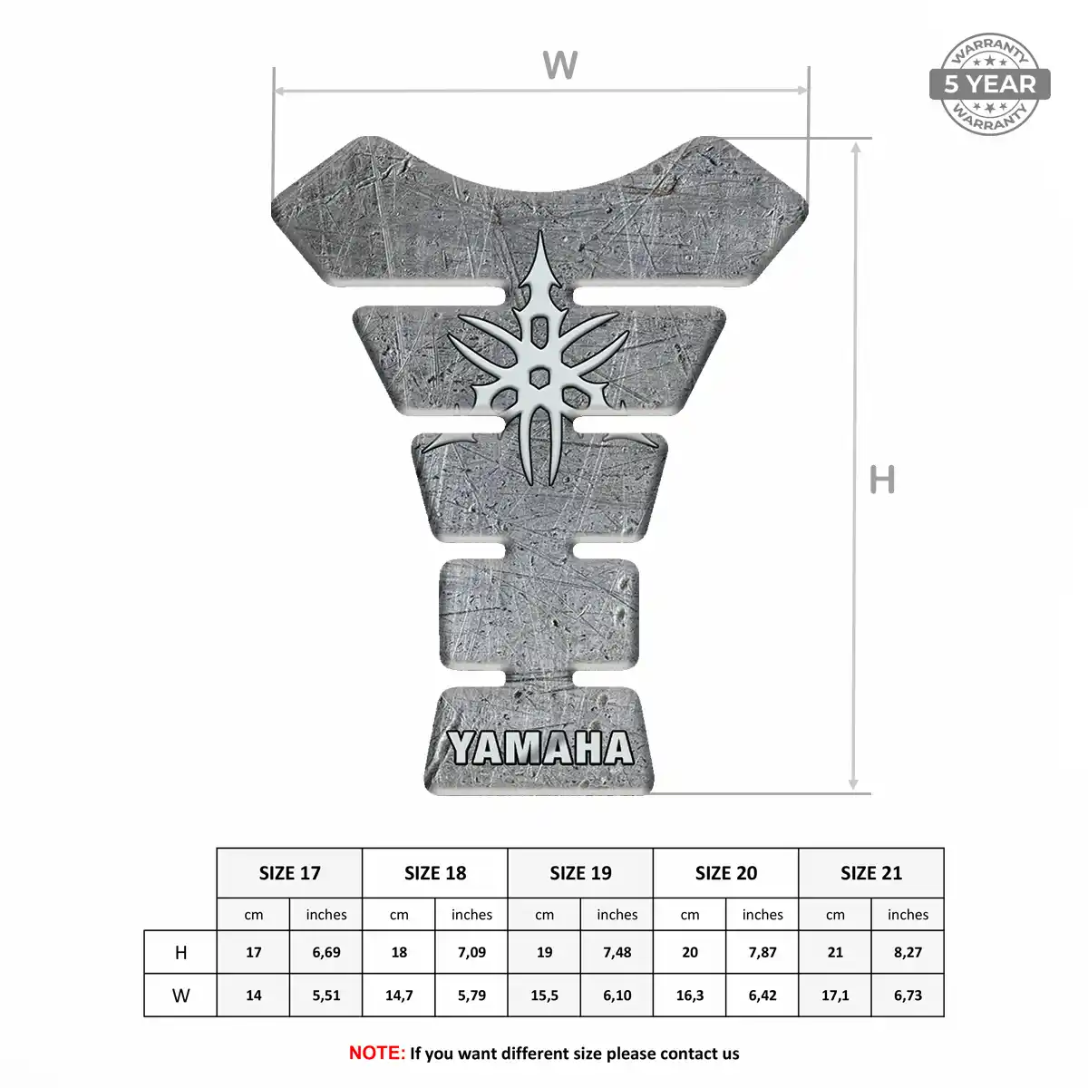 Yamaha Tank Protector Pad Motorbike Exclusive Series