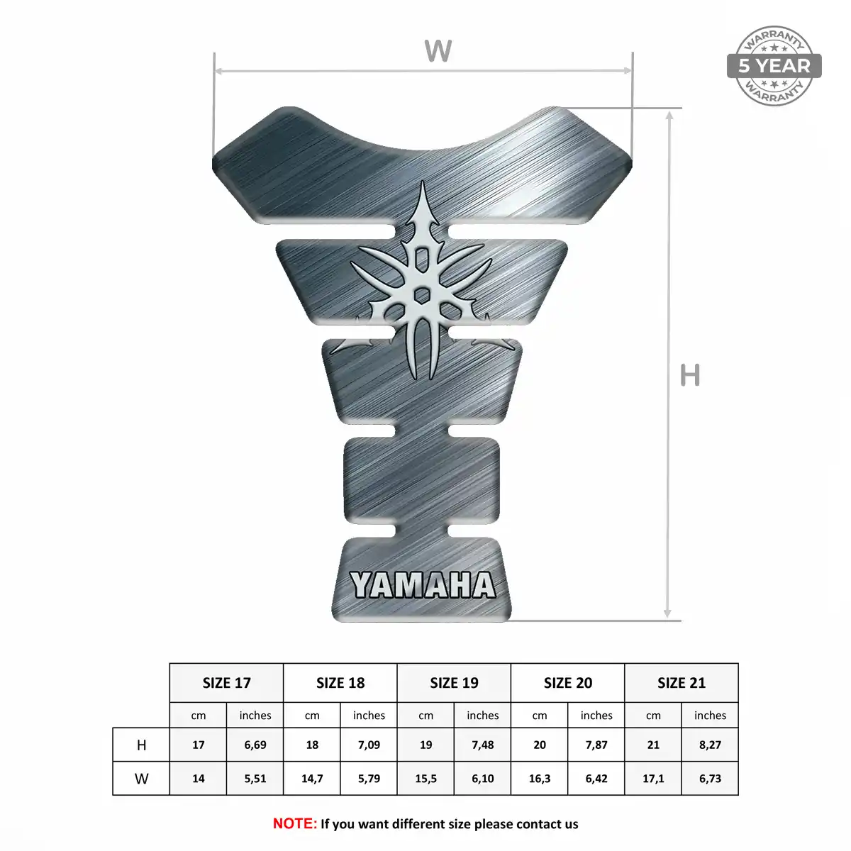 Yamaha Tank Protector Pad Motorbike Signature Grade