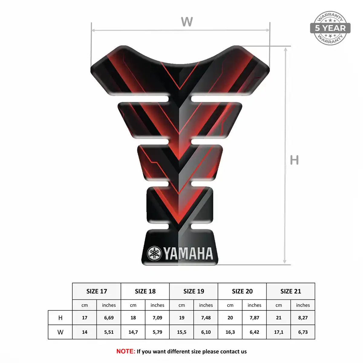 Yamaha Tank Protector Pad Signature Grade
