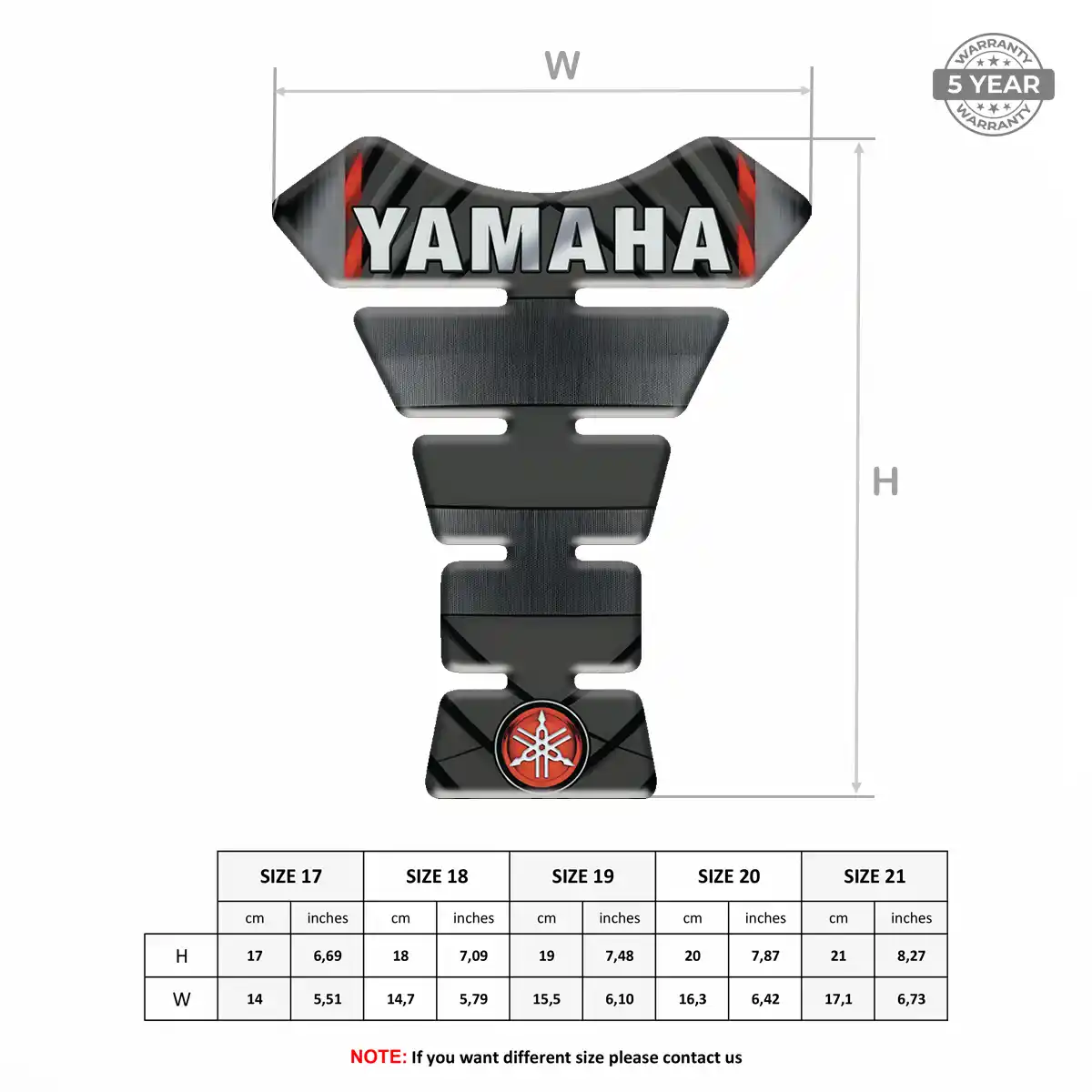 Yamaha Tank Protector Pad Superior Craft