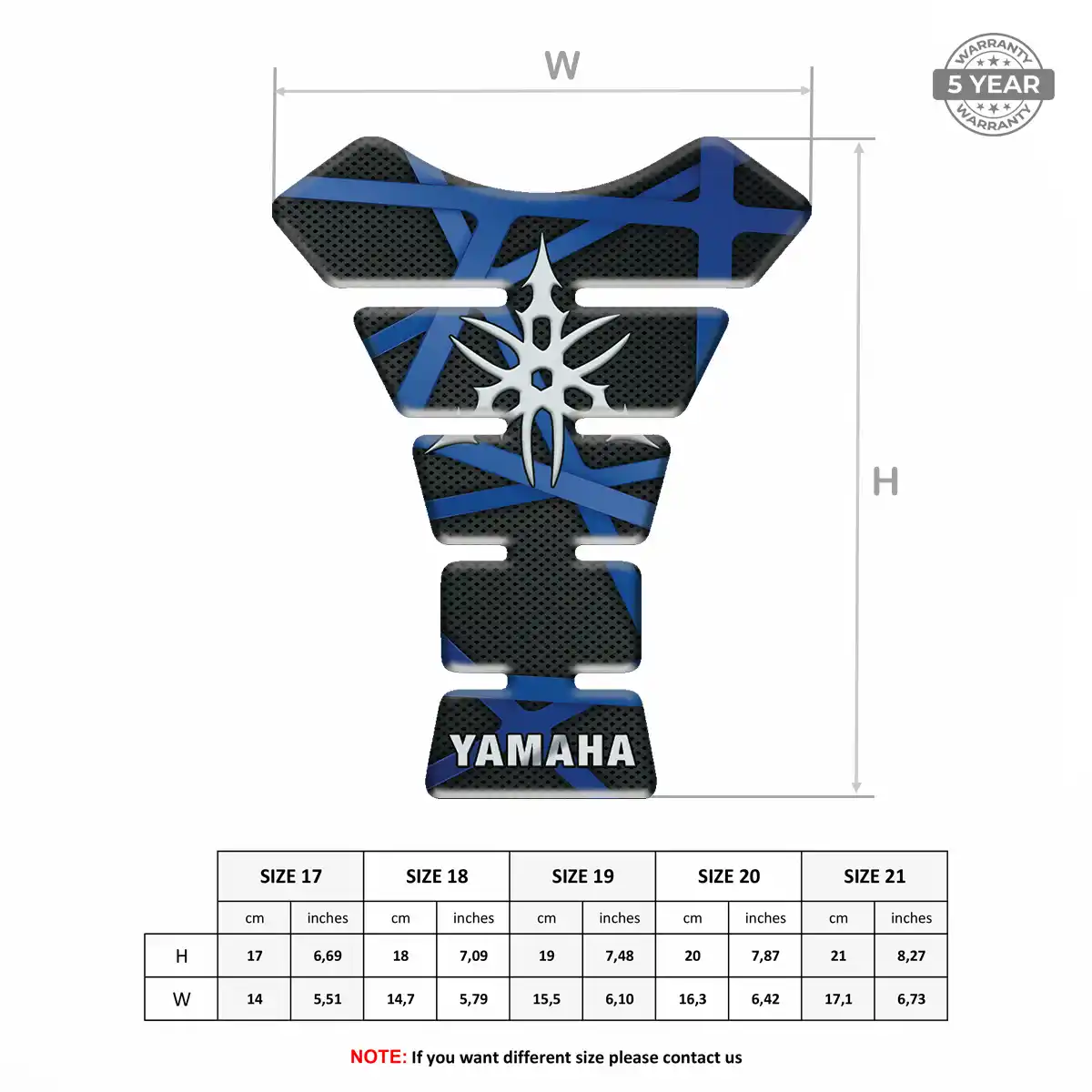 Yamaha Tank Protector Pads Motorcycle Prime Quality