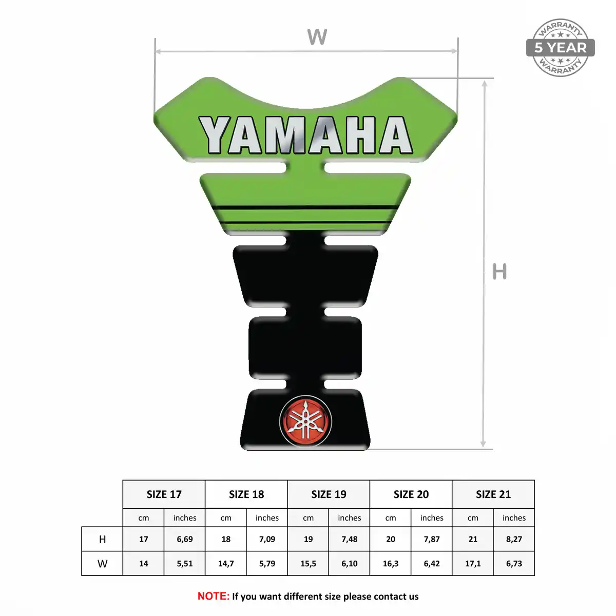 Yamaha Tank Protector Prestige Line