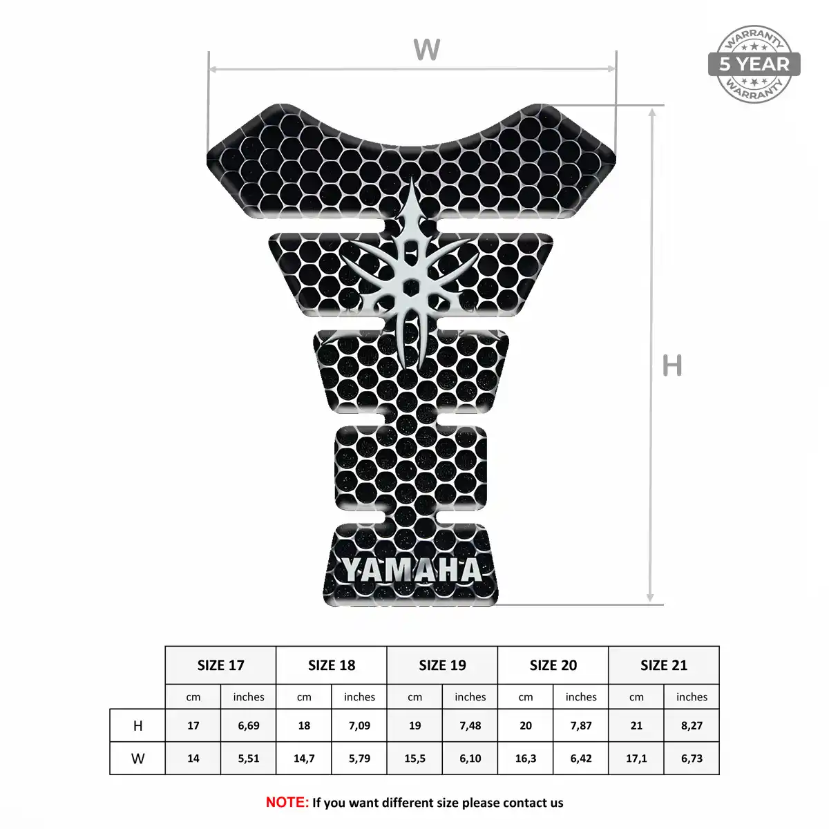 Yamaha Tank Protector Prime Quality